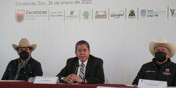 Gobernador David Monreal ofrece voluntad política y de trabajo a ganaderos para lograr certificación sanitaria