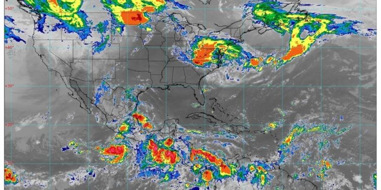 Se pronostican lluvias para la mayor parte de la República Mexicana