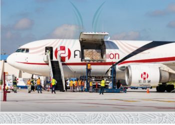 AIFA recibe vuelo con carga de 4.4 toneladas de mercancía