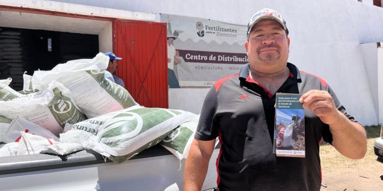 Entrega Agricultura fertilizante gratuito a más de 30 mil productores en Zacatecas
