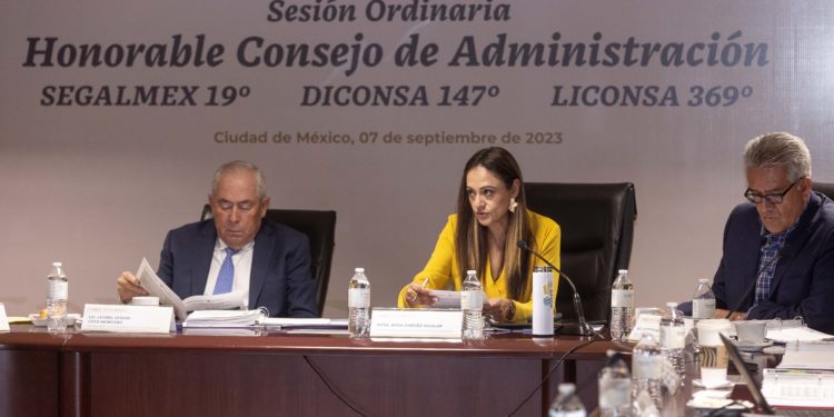 Rinde Cota Montaño informes semestrales de Segalmex, Diconsa y Liconsa