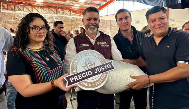 Inicia AGRICULTURA entrega de maíz blanco a tortillerías adheridas al Acuerdo Nacional Maíz–Tortilla