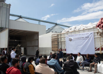 Entrega AGRICULTURA maíz blanco a tortillerías adheridas al Acuerdo Nacional Maíz–Tortilla en Puebla