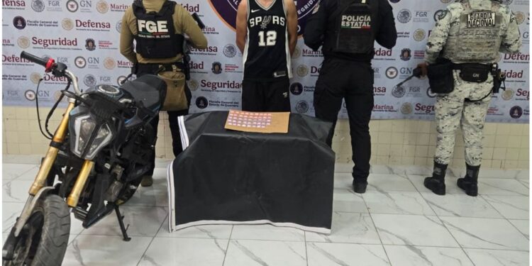 Operativos conjuntos refuerzan la seguridad con cuatro detenciones y aseguramientos en Acapulco y zona Centro