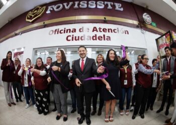 Inaugura Martí Batres oficina de atención de FOVISSSTE en tienda SuperISSSTE “Ciudadela”
