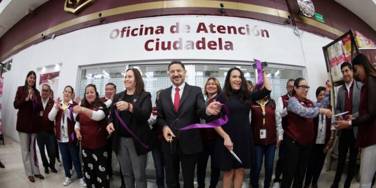 Inaugura Martí Batres oficina de atención de FOVISSSTE en tienda SuperISSSTE “Ciudadela”