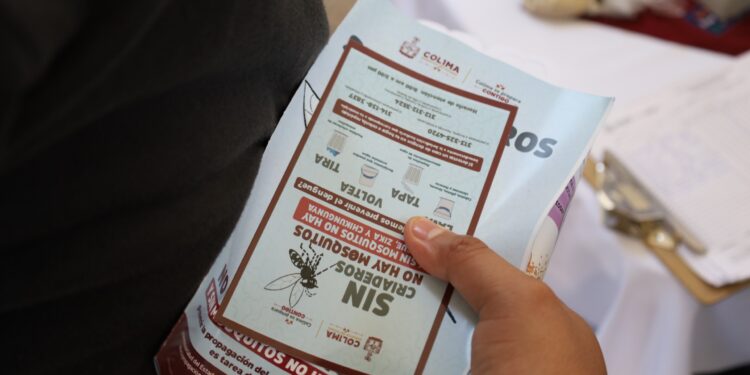 Estado de Colima continúa en zona de seguridad por dengue, informa Secretaría de Salud