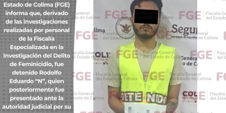 FGE logra detención y vinculación a proceso de un hombre por su probable responsabilidad en feminicidio