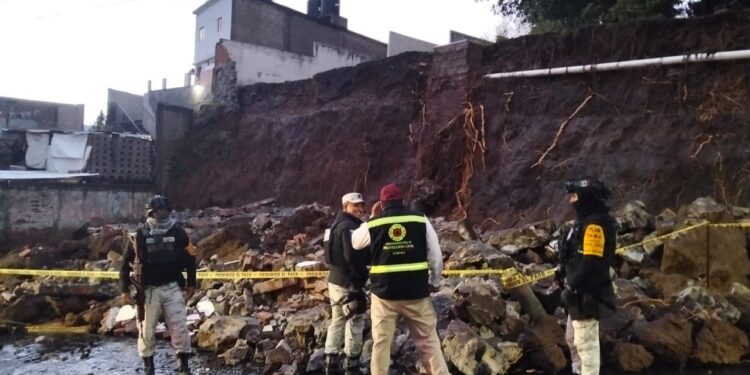 Atiende CEPC incidencias por lluvias en Tlaxcala capital; no hay personas lesionadas