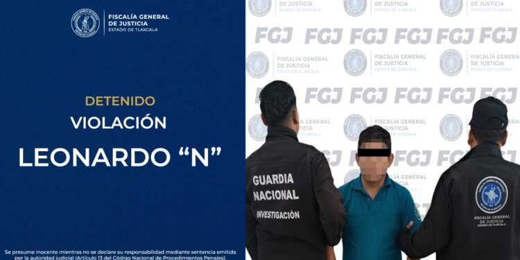 Detiene policía de investigación a hombre por violación contra menor de edad: FGJE