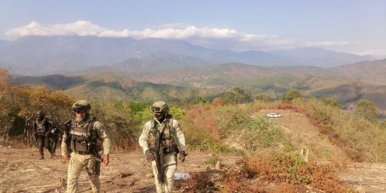 Continúan acciones de vigilancia y atención ciudadana en la zona serrana de Chilpancingo