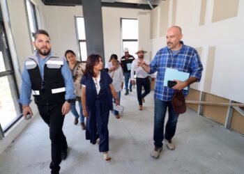 Supervisa la gobernadora Lorena Cuéllar última etapa de la ciudad administrativa