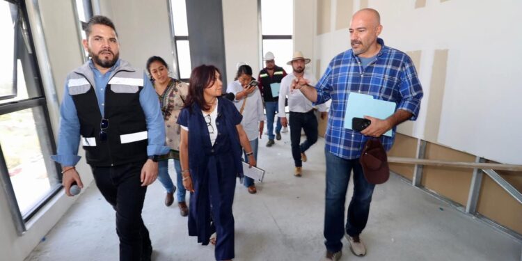 Supervisa la gobernadora Lorena Cuéllar última etapa de la ciudad administrativa