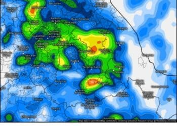 Alerta Protección Civil por lluvias por Frente Frío no. 50