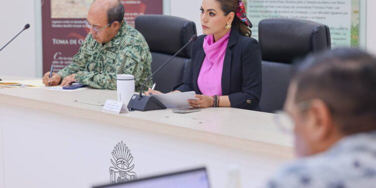 Evelyn Salgado reafirma coordinación permanente para fortalecer la construcción de paz y tranquilidad en Guerrero