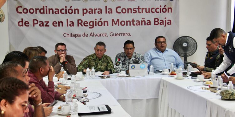 Consolidan trabajo regional para la paz y seguridad en la Montaña Baja
