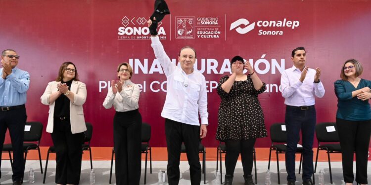 Fortalece el Gobernador Durazo acceso a preparatoria con nuevos planteles y más espacios en Sonora
