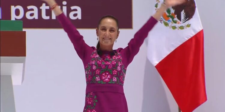 En su mensaje a la nación, presidenta Sheinbaum reitera unidad por la defensa de la soberanía nacional