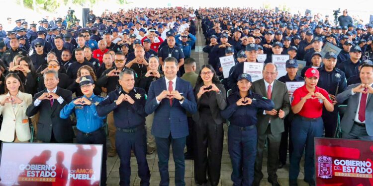 Con policía profesionalizada gobierno de Puebla fortalece la seguridad de las familias