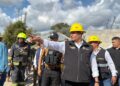 Supervisa gobernador Armenta Mier zona de emergencia en Tepeaca