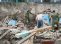 Fuerzas Armadas brindan apoyo a familias afectadas por derrumbe en Apizaco