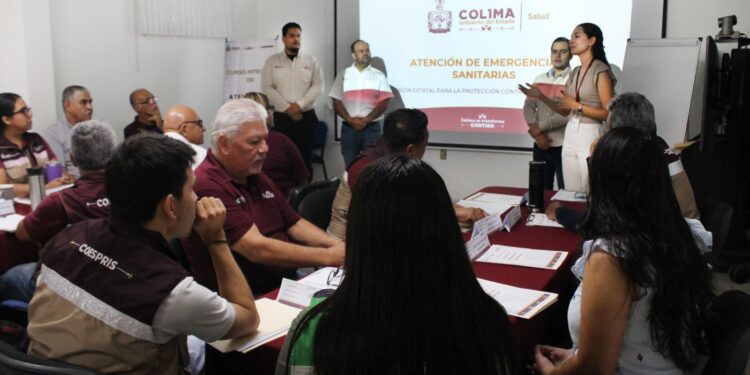 Fortalece Coespris la atención de emergencias sanitarias: Salud Colima