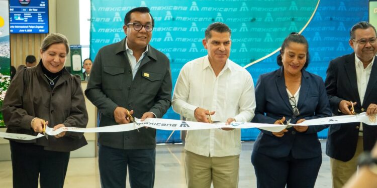 Nuevo vuelo de Mexicana fortalece la conectividad aérea de Acapulco