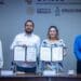 La Gobernadora Yeraldine firmó convenio con la Universidad Nacional Rosario Castellanos