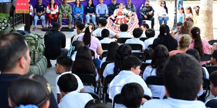 A través de la Feria Municipal de la Prevención en Choix, autoridades orientan y acercan herramientas a la sociedad en beneficio de la seguridad