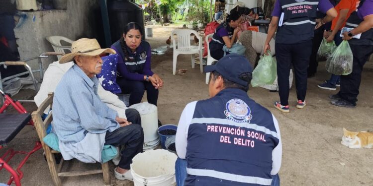 Realiza SSP Guerrero jornada integral de prevención y proximidad social en la comunidad de Teticic, municipio de Olinalá