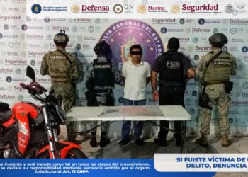 FGEGuerrero detiene en flagrancia a un masculino en la colonia Potrerillo de Acapulco
