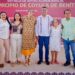 Liz Salgado encabeza entrega de apoyos alimentarios a familias de Coyuca de Benítez