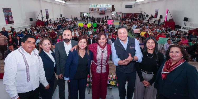 Reafirma Lorena Cuéllar su compromiso de progreso con los habitantes de Xiloxoxtla