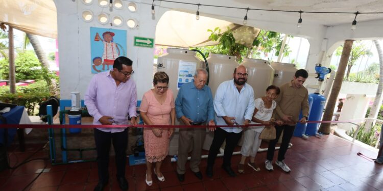 Fonatur y gobierno del estado ponen en marcha el Programa de Sistemas de Captación de agua pluvial en la zona Tradicional de Acapulco