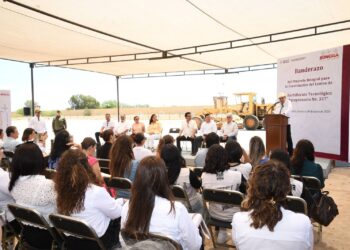 Más oportunidades educativas para jóvenes: Durazo y Sheinbaum construyen nuevo bachillerato en Hermosillo
