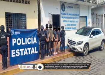 Sistema de videovigilancia facilita recuperación de vehículo con reporte de robo y detención de cuatro personas