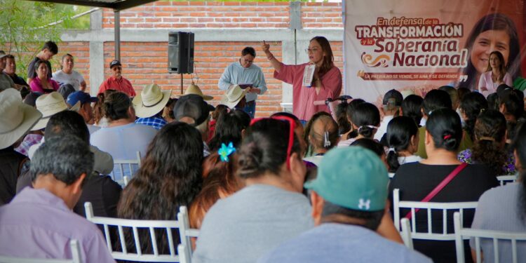 A ocho años del inicio de la Cuarta Transformación, Vero Díaz llama a fortalecer la organización territorial