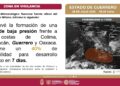 Se mantiene vigilancia por zona de baja presión con potencial de desarrollo ciclónico en Guerrero: SGIRPCGRO