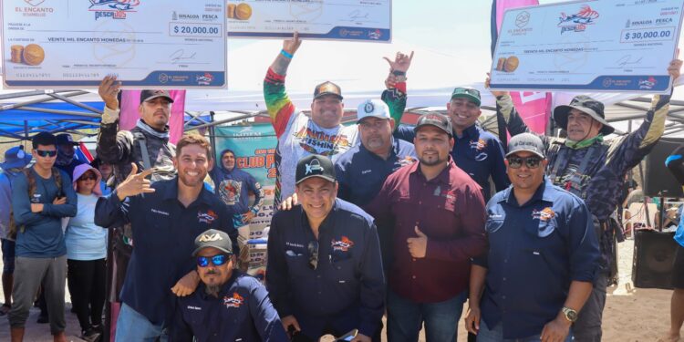 Con éxito se realiza el 8.º Torneo Selectivo Club Pescados Mazatlán 2026 con la participación de 250 pescadoras y pescadores deportivos