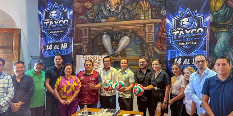 Taxco recibirá a 250 equipos de todo el país en la Copa Taxco 2026 de Voleibol