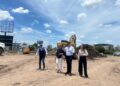 Secretario de Obras, Raúl Montero realizó junto con dirigentes de CMIC y CANACO recorrido por obras del puente Pedro Infante
