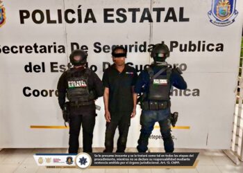 Policía Estatal y Policía Municipal de Cuajinicuilapa cumplimentan orden de aprehensión por probable feminicidio agravado en grado de tentativa