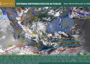 Lluvias intensas y calor extremo: así será el clima en México este 10 de julio