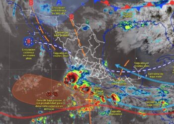 Cinco estados esperan lluvias intensas mientras persiste el calor de hasta 45 grados en México