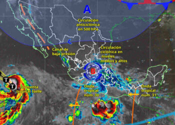 Monzón mexicano y ondas tropicales provocarán lluvias fuertes este lunes