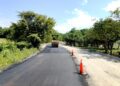 Avanza al 90 % la pavimentación del camino Guayabillo en Tecpan