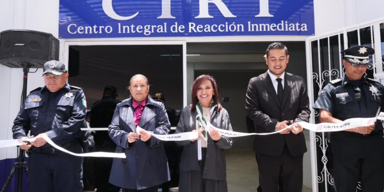 Inaugura Lorena Cuéllar nuevas instalaciones del centro integral de reacción inmediata en Calpulalpan