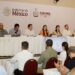 Indira Vizcaíno, SICT, GN y Pinfra informan a cámaras empresariales avances de autopista Colima-Manzanillo