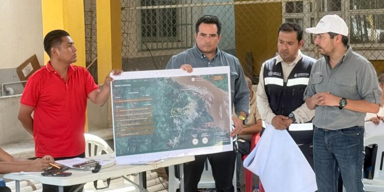 Da Gobierno del Estado acompañamiento a la CNA en diálogo y atención integral a la localidad de Aguas Calientes.