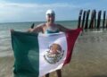 Pouleth Carbajal hace historia para Colima y México, al cruzar a nado y sola el Canal de la Mancha